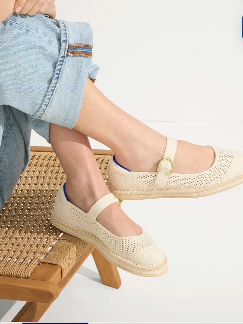 The Espadrille Mary Jane in Jasmine